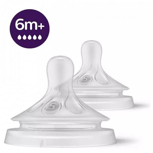 Philips Avent Natural Response Nipple 6+ months, flow 5, 2 pcs