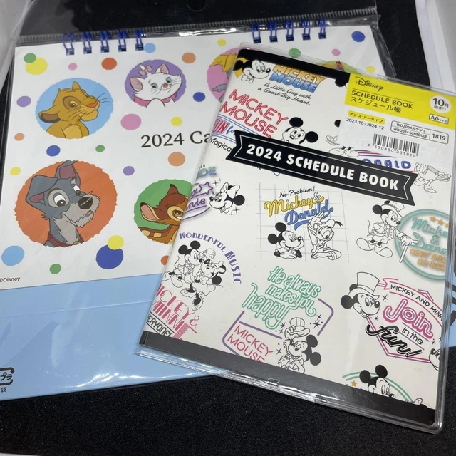 DISNEY 2024 CALENDAR Schedule Book 41.34 PicClick