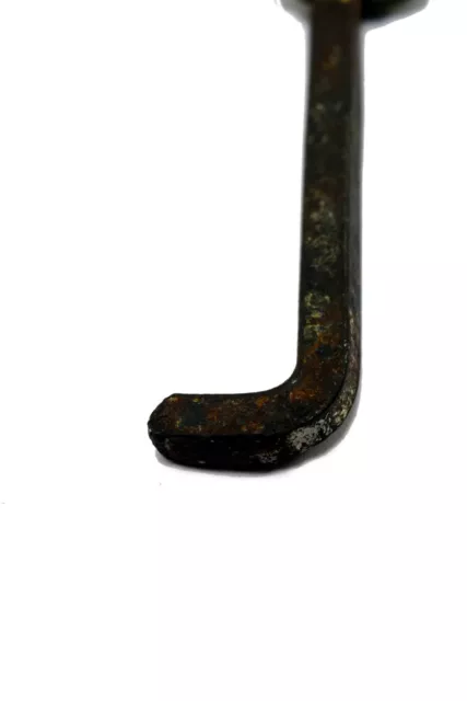Indian Antique Hand Crafted Brass Peacock Shape Wall Hook Hanger. i75-81 US 6