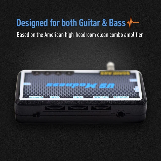 Guitar Bass Headphone Amp Mini Headphone Amplifier SONICAKE 2