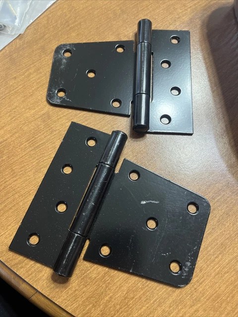 3.5inch Shed Hinges Door Hinges Square Barn Hinges Heavy Duty Gate Hinges