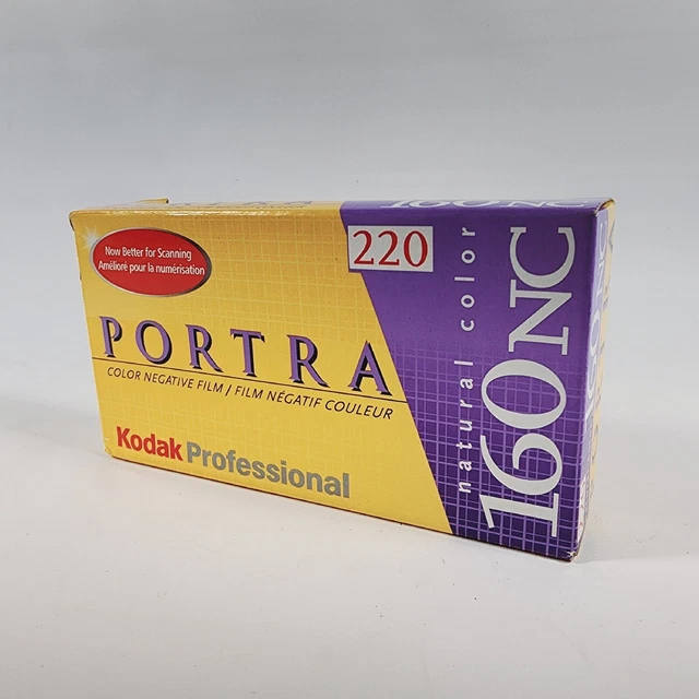 5 Rolls Kodak Color Portra 160 NC Natural Color 220 In Sealed Box Exp: 04/2003