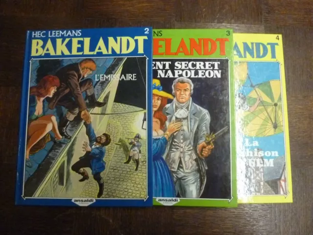 Bakelandt - Leemans -  Lot 3 Tomes 2 A 4 Eo