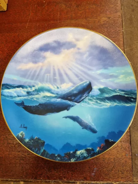 1991 "Monarch of the Deep" Vanishing Gentle Giants Collectable Plate