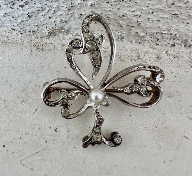 COLLECTION DE 6 Antique Art Nouveau 14k or Vert Émail Fleur Petit Pins EUR 1.281,30 - FR