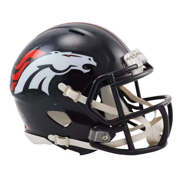 NFL Football Mini Casque Broncos Denver Vitesse Emballage Riddell Footballhelm