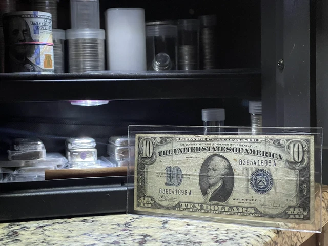 1934 C Ten Dollar Silver Certificate