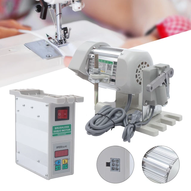 BRUSHLESS SEWING MACHINE Servo Motor W/Needle Positioner 600 Watts