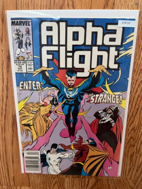 Alpha Flight vol.1 #78 1989 Newsstand High Grade 9.0 Marvel Comic Book E28-10