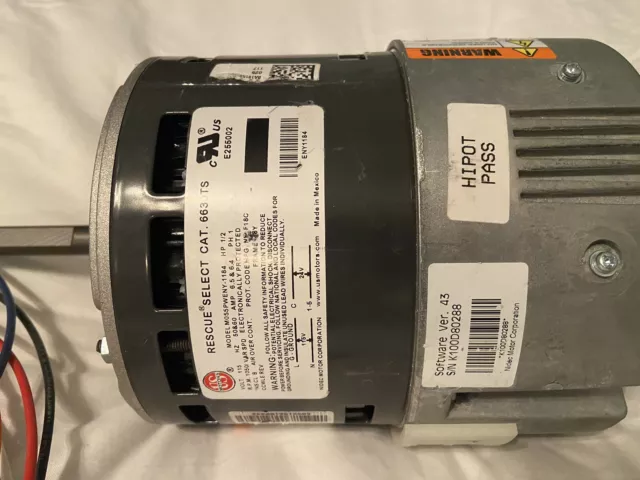 US Motors 6630TS 1/2-1/3HP Rescue Select Blower Motor HVAC