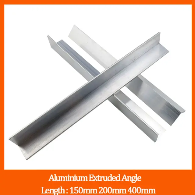 Aluminium Angle 1mm 2mm Thick Aluminium Extruded Angle 150mm 200mm 400mm Length