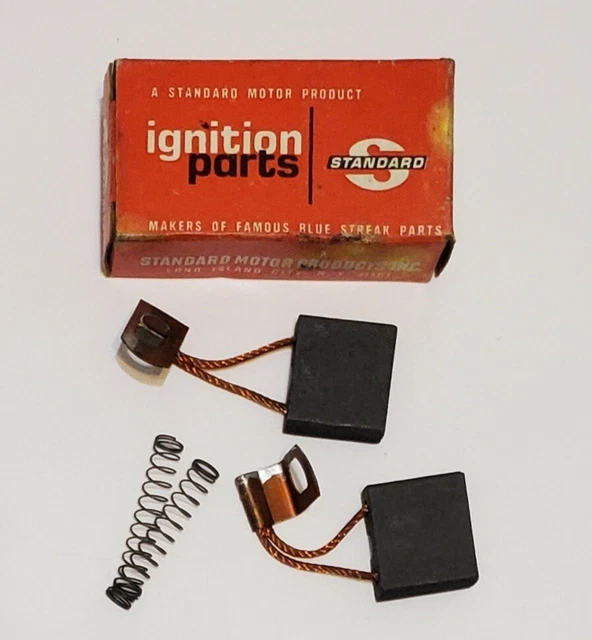 Standard Motor Products Ignition Parts FX14 Brush Set NOS for 6V Generator Vtg