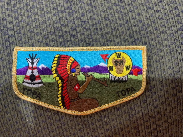 Mint OA Flap Lodge 291 Topa Topa GMY Border