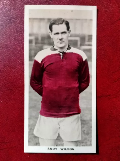 Andy Wilson Middlesbrough D. C. Thomson British Team Of Footballers 1923
