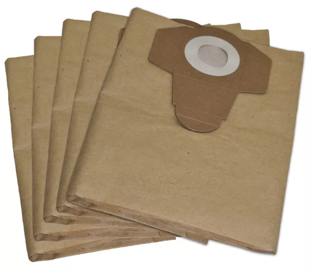 Bolsas Para Aspiradora Parkside 30L - Pack De 5 - Compatible Con Modelos PNTS 1400, 1500, 23E, 30/4, Etc.