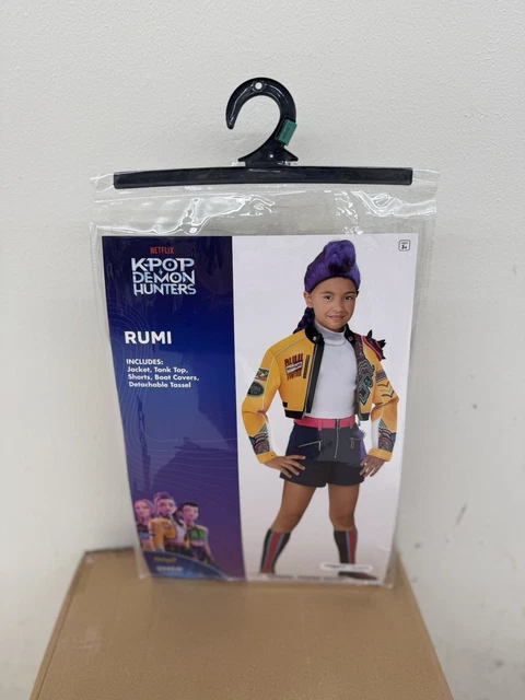 Spirit Costumes Rumi SPIRIT HALLOWEEN K-POP Demon Hunters Rumi Child Costume Set Size Large ...
