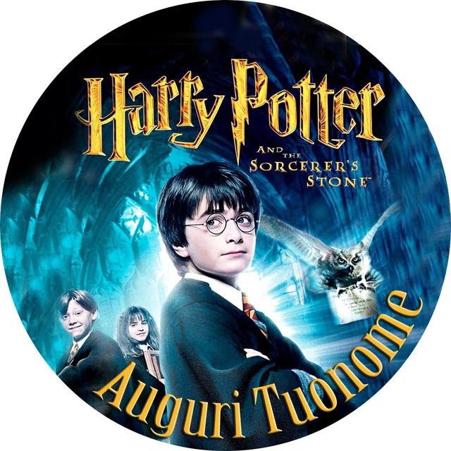 Harry Potter Dischi Zucchero Commestibili - 20cm - Per Decorare Torte E Dolci - Foto 3