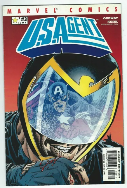 U.S. US Agent #3 of 3 Marvel Comics October Oct 2001 (VF-)