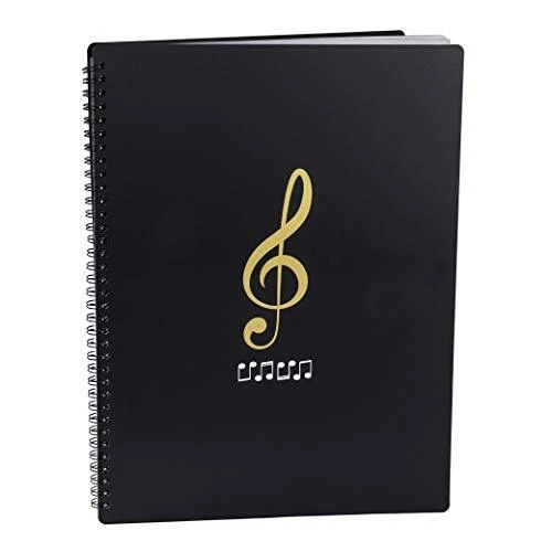 Dossier de rangement pour partitions de musique - Format A4 - Double