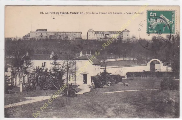 CPA 92150 Suresnes The Fort Mount Valerian Prise De La Farm Of Moorland