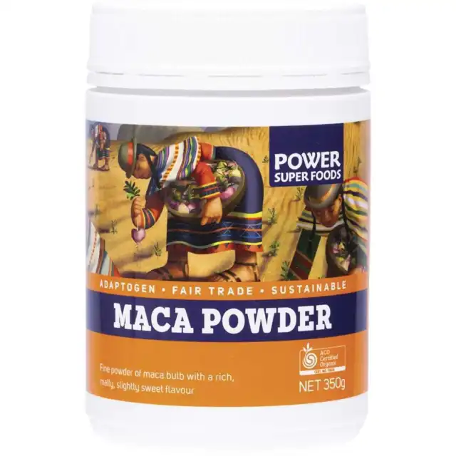 Power Super Foods Organic Maca Powder (Bottle) 350g