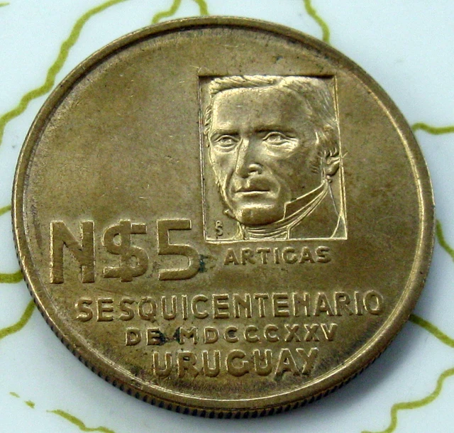Coin Uruguay 5Peso N/D Unc 141A-133