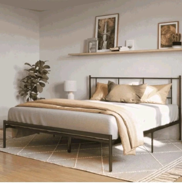 Emma Double R EMMA DOUBLE METAL Bed Frame 135cm x 190cm Brand New £57.00 - PicClick UK