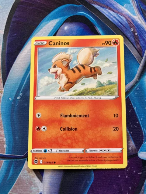 Carte Pokémon Caninos 019/195 - EB12 Tempête Argentée
