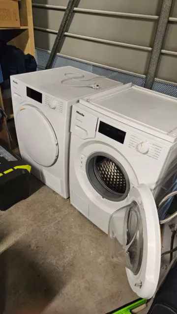 Bundle Miele Heat Pump 8Kg Dryer and washer