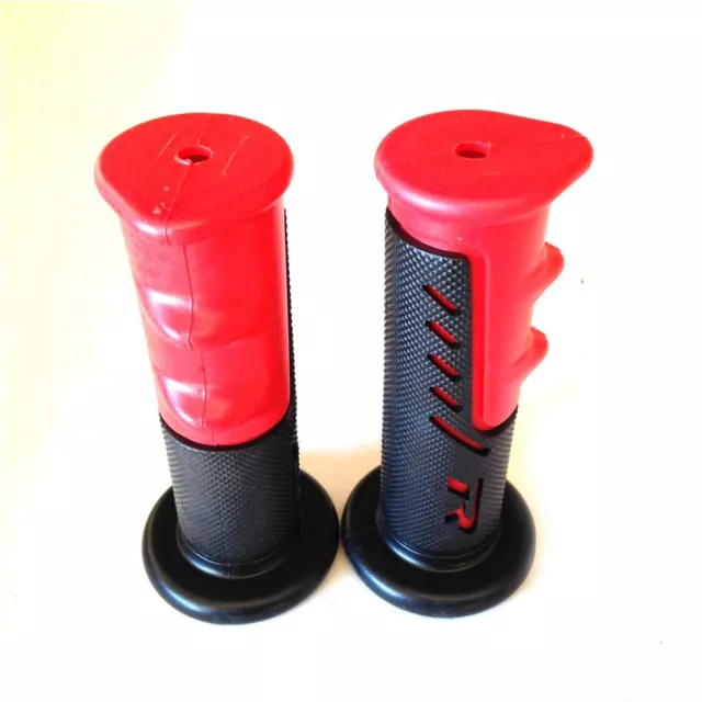 1"  Red  "R" Engraved Hand Grips YAMAHA 600R R1 ATV QUAD  JET SKI