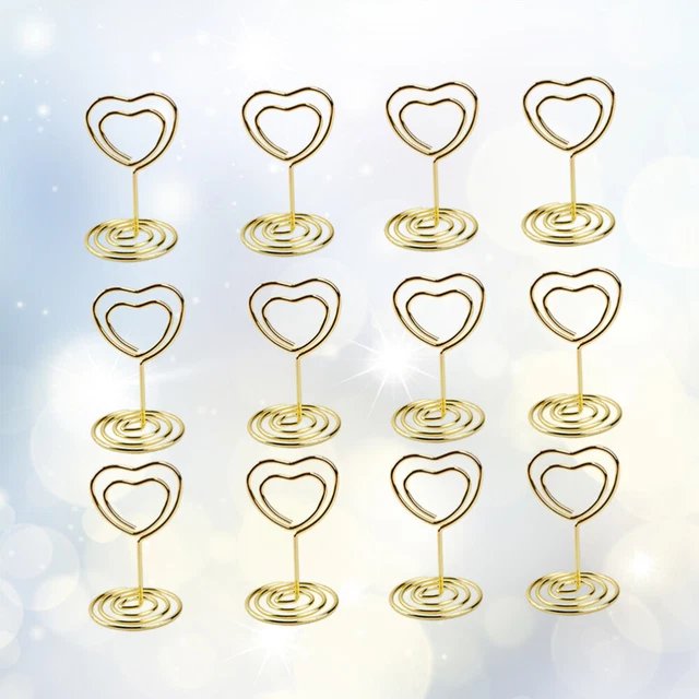 Clip Porta Foto EORPAVU 18 Pezzi - A Forma Di Cuore, Fiore E Stella - Foto 5