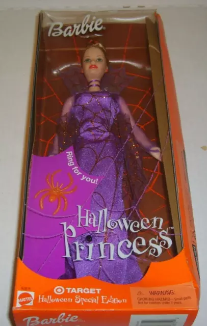 BARBIE Halloween Princess Doll Target Special Edition 2001 Mattel 50875 NEW MIB 2