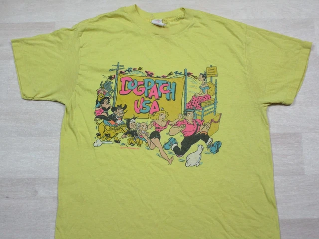Li'l Abner Comic T Shirt Promo Mens (XL) Capp Enterprises Dogpatch Sadie Hawkins