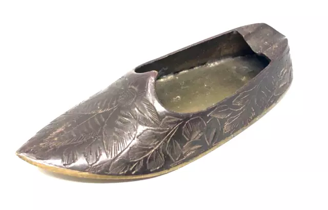 Mini Aschenbecher - Schuhform - Messing - Made in India - Dekorative Designs
