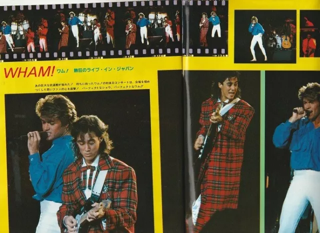 Wham! - Live in Japan :  clipping from Japanese magazine / very rare / promo