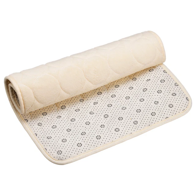 Tappetino bagno memory foam, tappeto doccia bagno 24"" x 35,5"", in pile corallo - beige