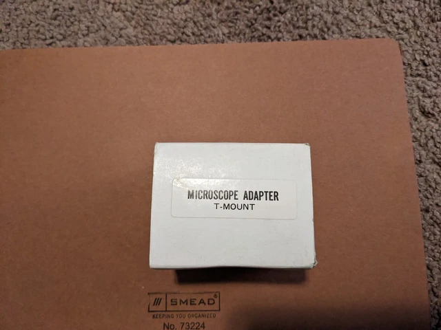 Vintage T-Mount Microscope Adapter In Original Box