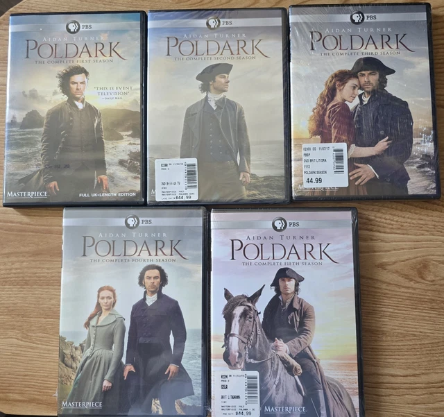 POLDARK: SEASONS 1-5 DVD Complete Collection Masterpiece