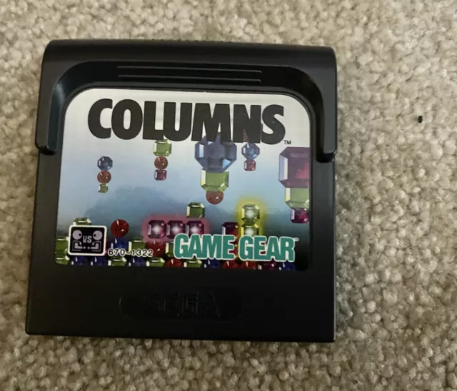 Sega Game Gear - Columns Game