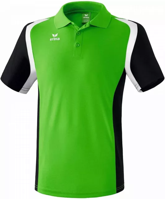 Erima Kinder Razor 2.0 Poloshirt Sportshirt Trikot T-Shirt Sport Gr. 128 Grün