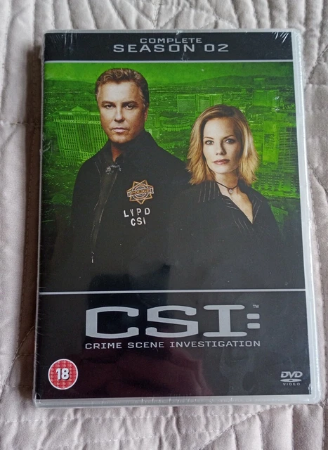 CSI - CRIME Scene Investigation - Complete Season 2 NEW SEALED REGION 2 ...