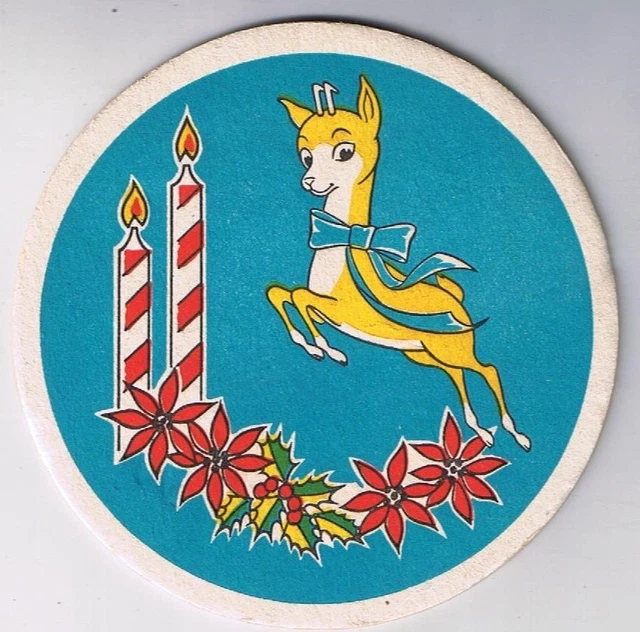 Coaster Say Babycham And Celebrate Christmas