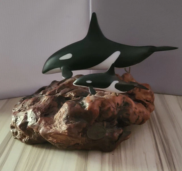 John Rey Orca JOHN PERRY ORCA Mother Whale And Her Calf. $69.95 - PicClick CA