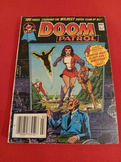 DC Special Digest 19 Doom Patrol George Perez 1982 Fine!   🖤🖤🖤🖤🖤🖤🖤