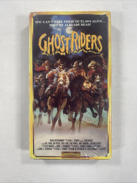 Ghost Rider Vhs GHOSTRIDERS VHS 1988 Movie Horror Western Starmaker Ghost Riders 80's ...