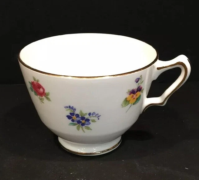 Fine Bone China Crown Staffordshire Footed Tea Cup England