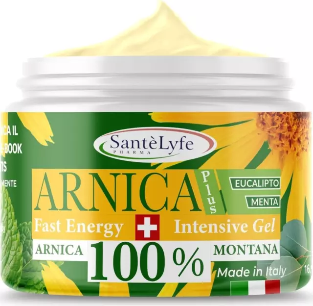 Pharma Arnica Gel Forte 100%, Crema Arnica per Cavalli Uso Umano 500 Ml