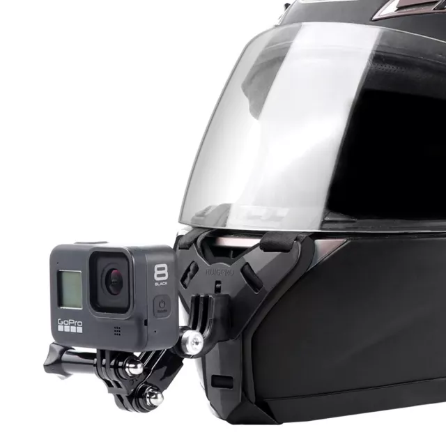 SUPPORTO MENTONIERA CASCO integrale per GoPro e action cam biker