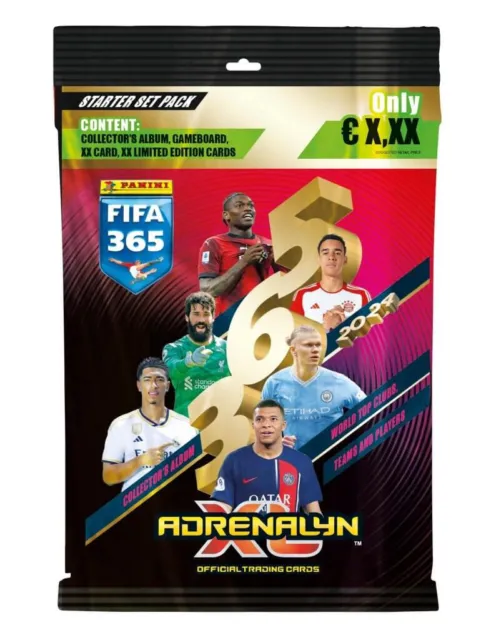 2024 Panini FIFA 365 Adrenalyn XL Soccer Cards Starter Pack Album Binder