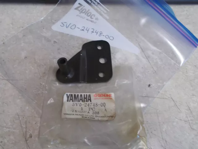 NOS OEM Yamaha Left Seat Bracket 1982 SR250J 5V0-24748-00